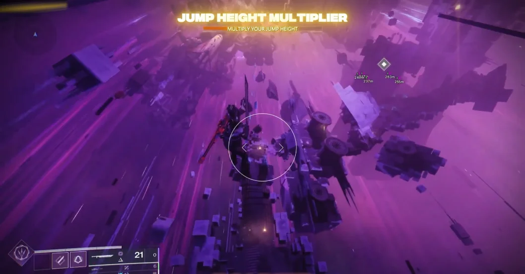 Destiny 2 aimbot cheat with ESP boxes and lock-on reticle in Crucible PvP